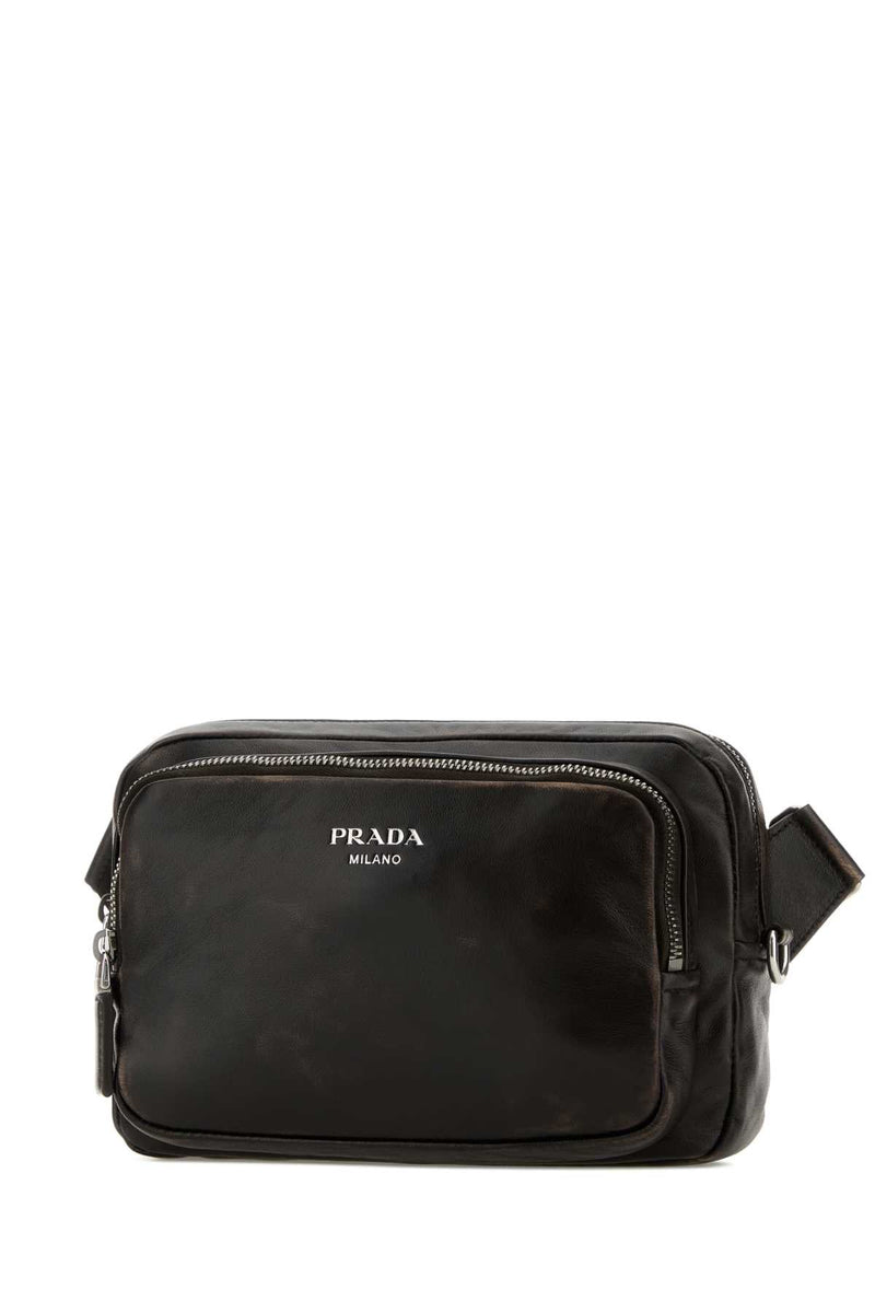 Prada Vintage Crossbody Bag — Brown