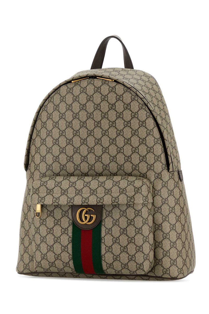 Gucci Ophidia Backpack — Beige T Polyurethane Polyamide