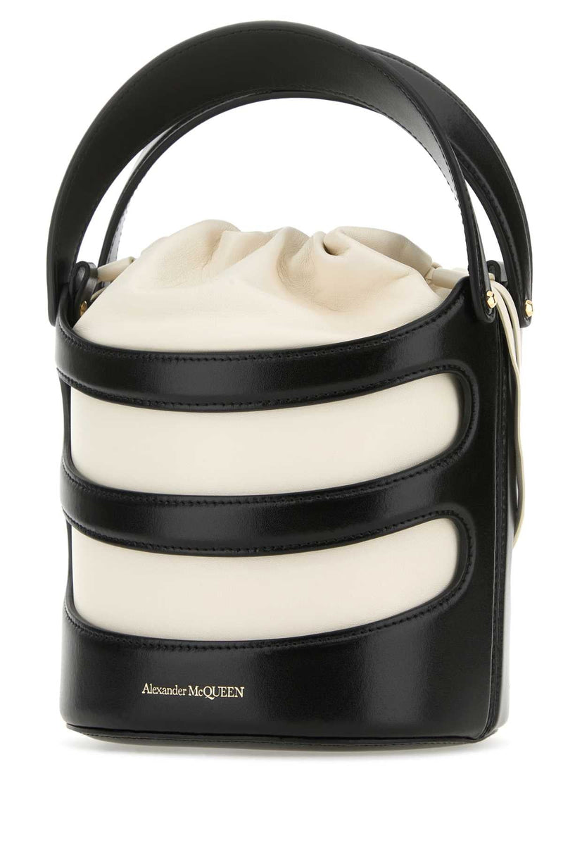 Alexander Mcqueen Rise Bucket Bag — Black