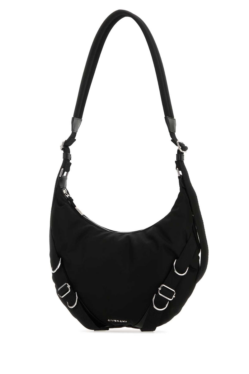 Givenchy Voyou Crossbody Bag — Black 90 % Polyamide 10 Acrylic