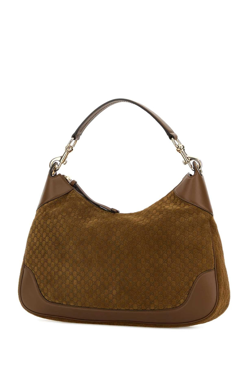 Gucci With Shoulder Bag — Brown Calf Skin