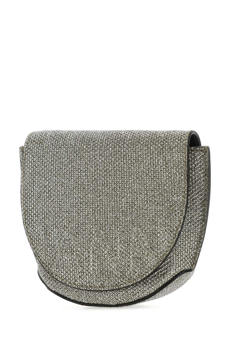 Ganni Crossbody Bag — Silver
