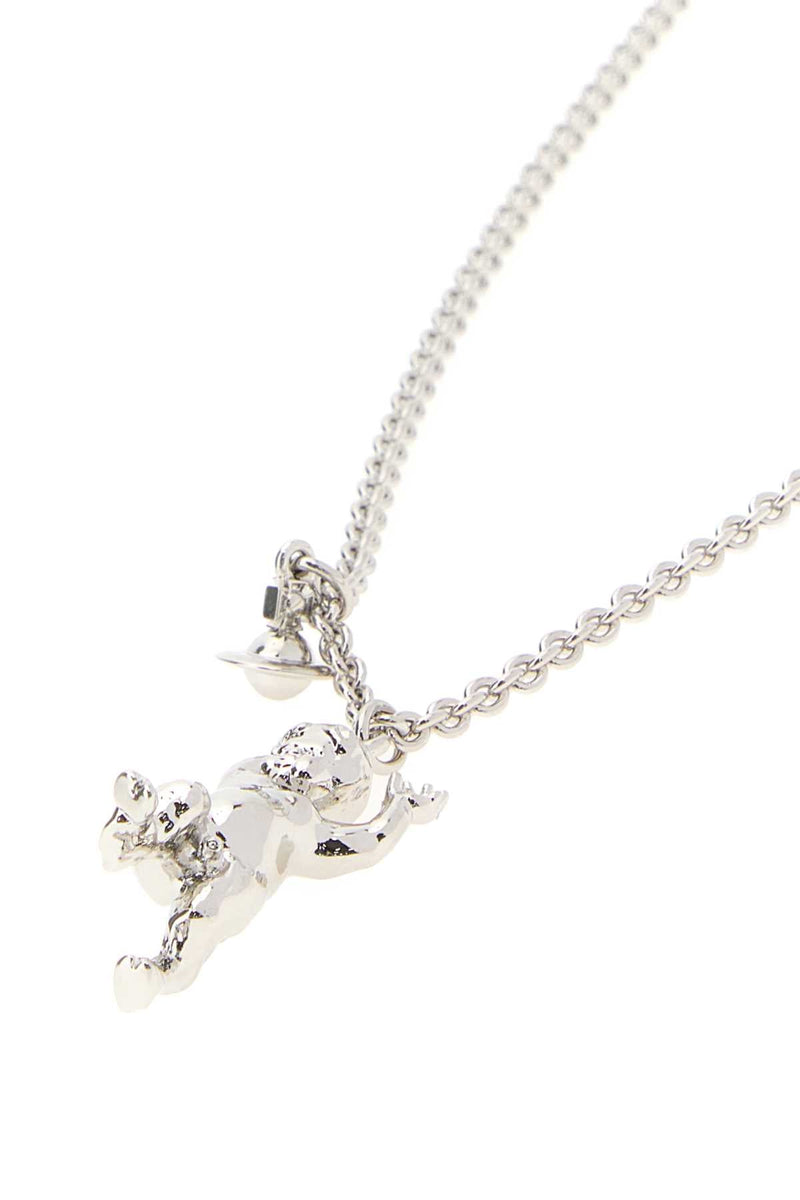 Vivienne Westwood Satyr Necklace — Silver Metal Fibre Necklaces