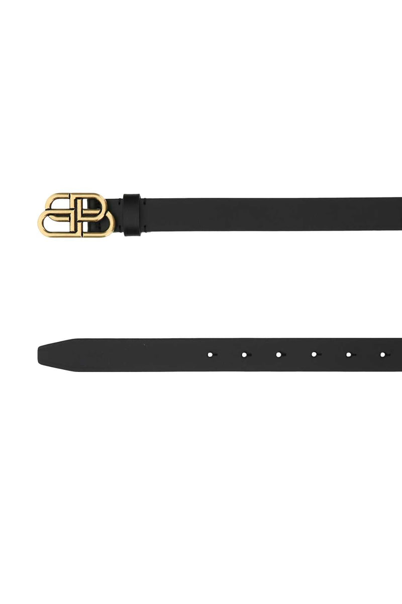 Balenciaga Thin Belt — Black T Domesticated Calf Le