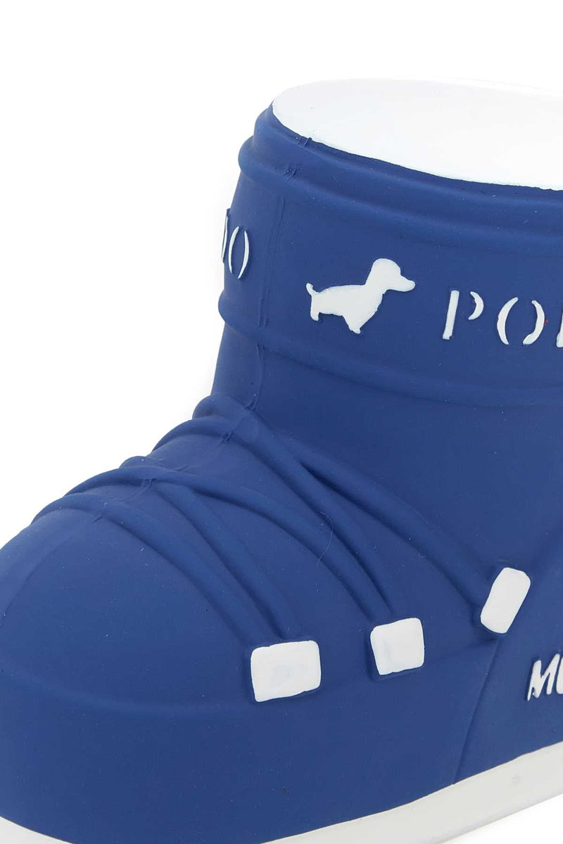 Blue Rubber Poldo Dog Couture X Moonboot Dogs Toy Blu Exterior: Extra-Accessori Accessory