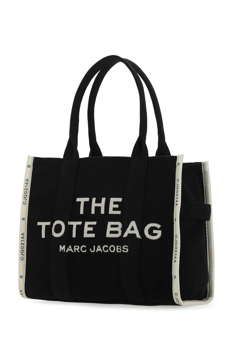 Marc Jacobs Mano Tote Bag — Black Cotton + Polyester