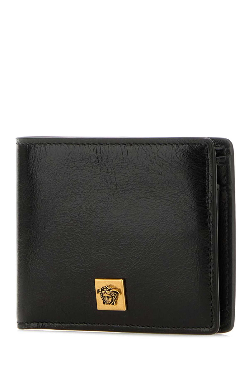 Versace Leather Wallet — Black