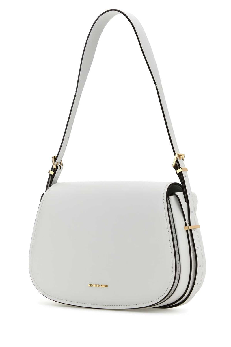 Michael By Kors Moore Shoulder Bag — White