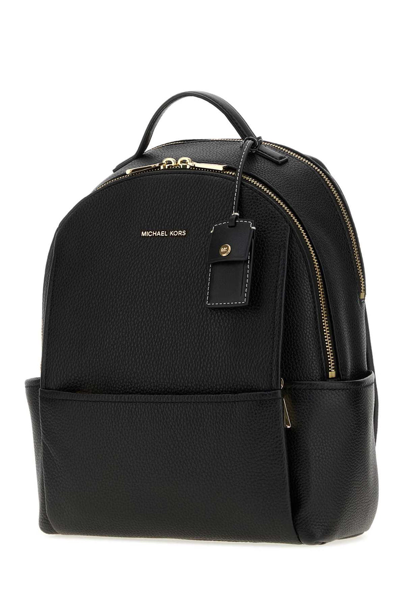 Michael By Kors Backpack — Black Cow Leather