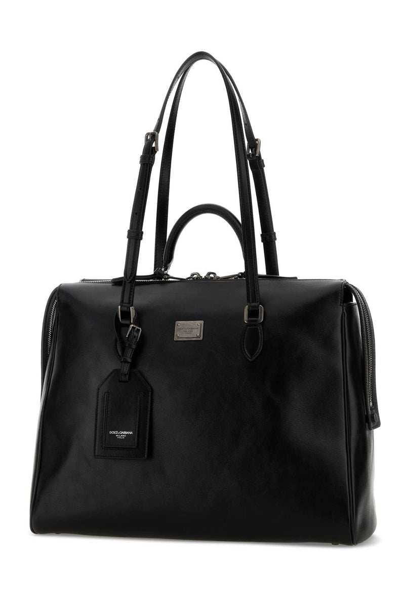Dolce & Gabbana Vittoria Shoulder Bag — Black