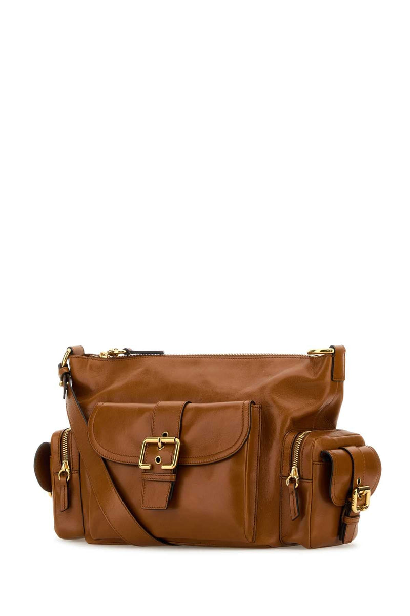 Chloé Camera Shoulder Bag — Brown
