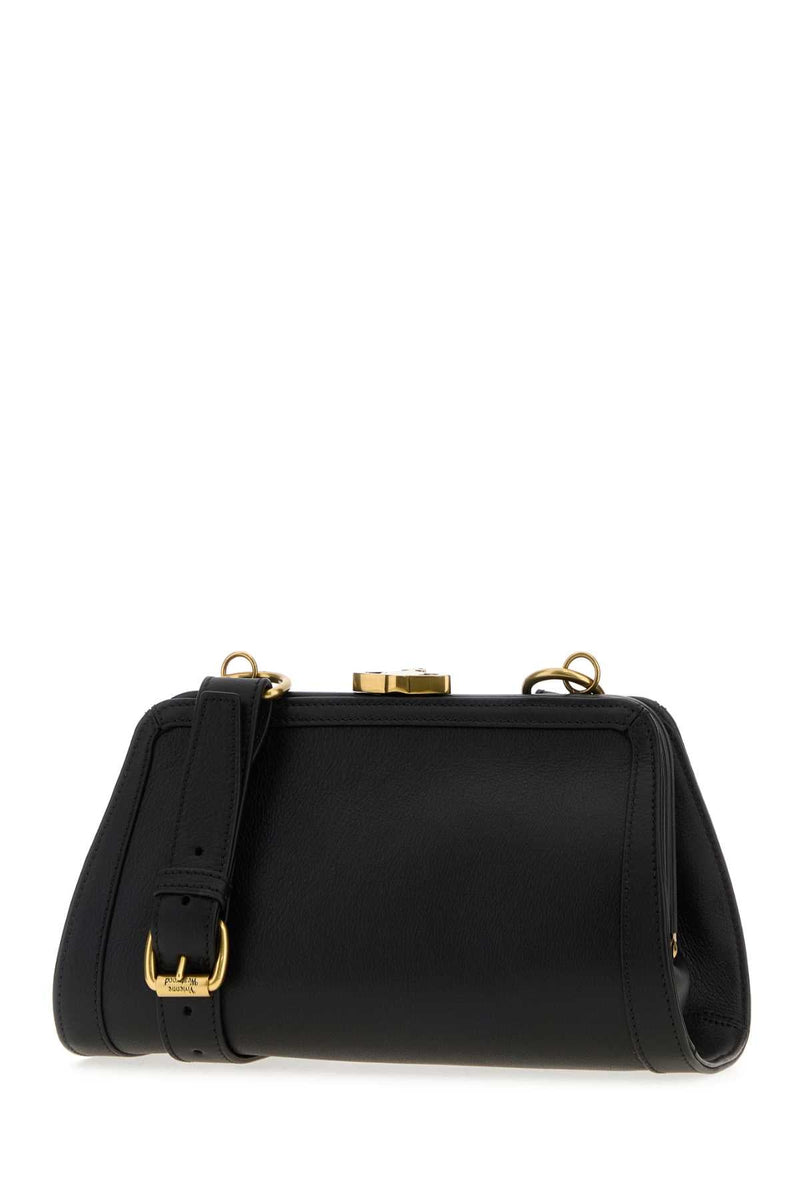 Vivienne Westwood Frame Crossbody Bag — Black