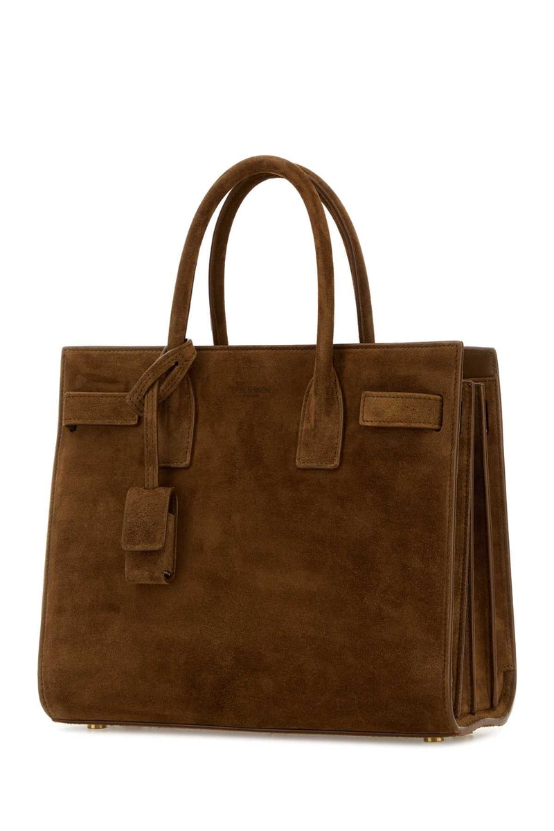 Saint Laurent Sac Shoulder Bag — Brown