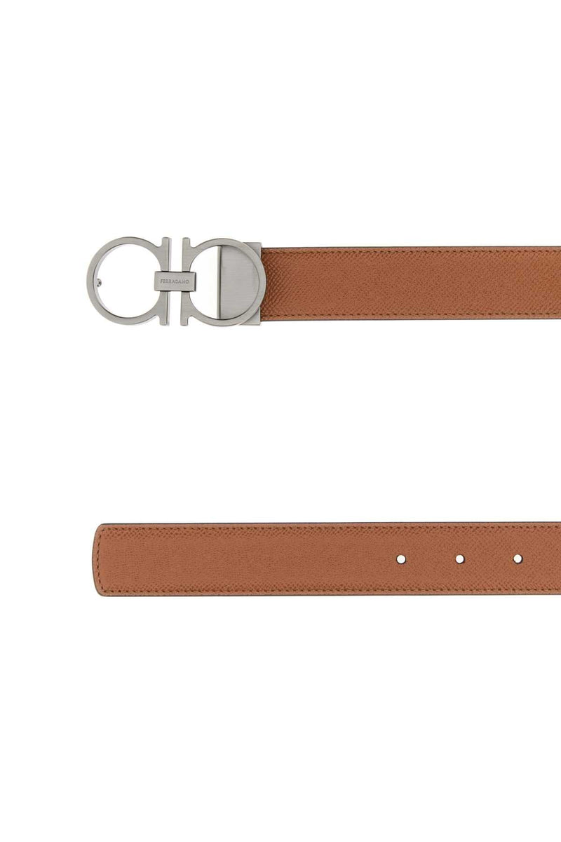 Ferragamo Adjus Belt — Beige