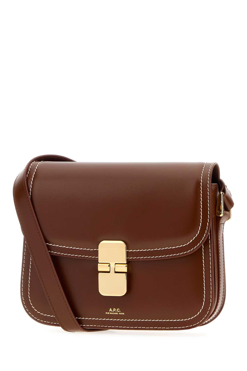 A.p.c. Grace Crossbody Bag — Brown