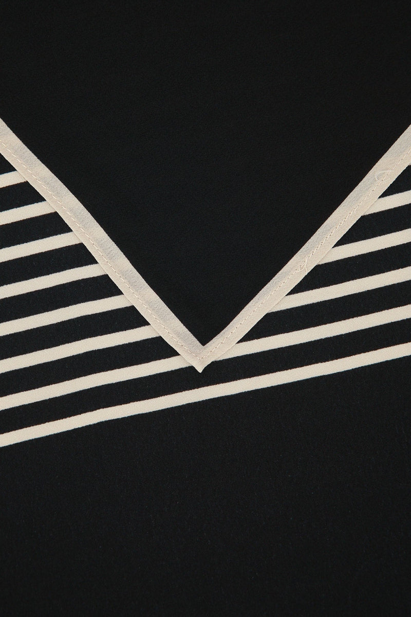 Toteme Monogram Scarf — Black Silk Scarfs
