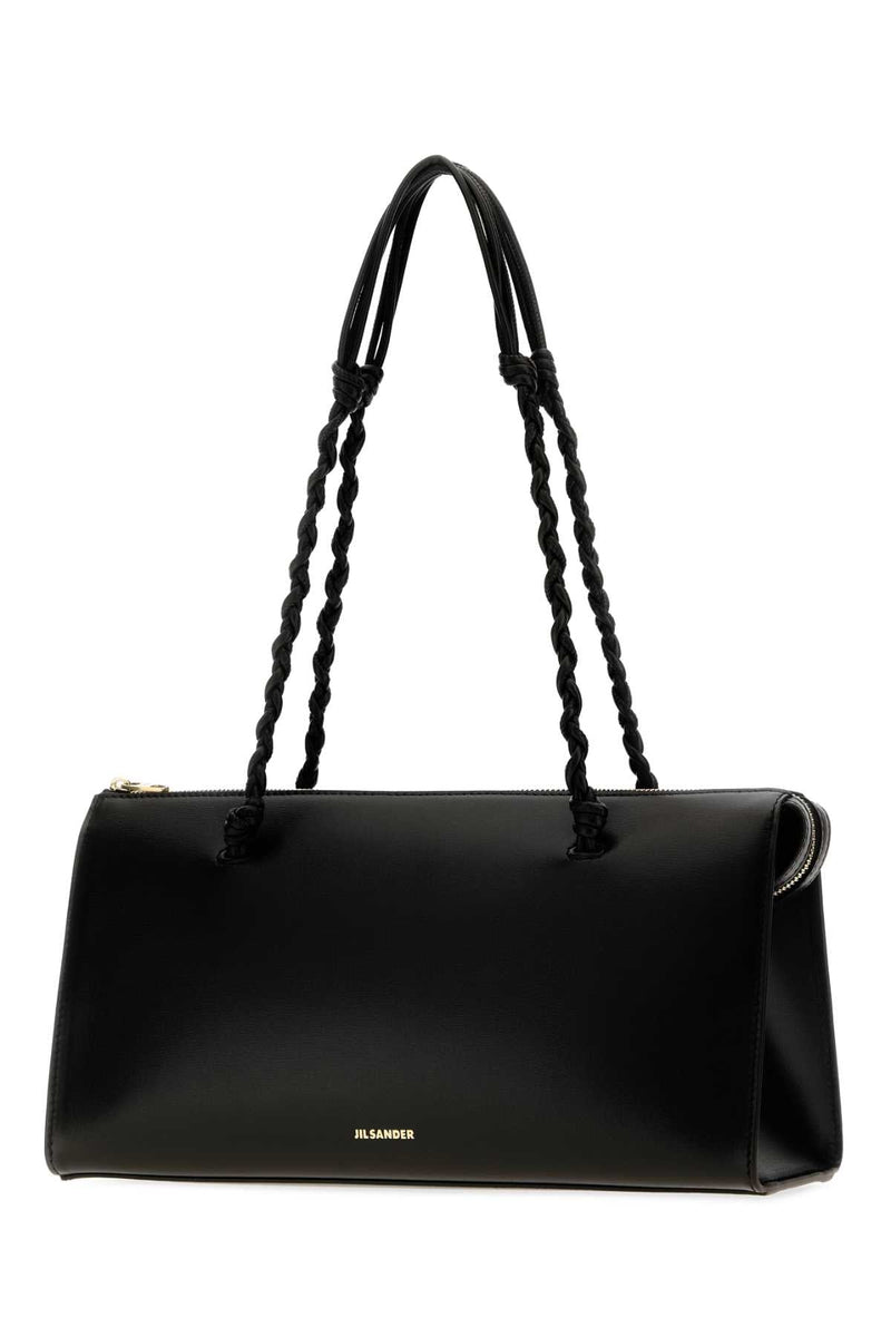 Jil Sander Tangle Tent Shoulder Bag — Black
