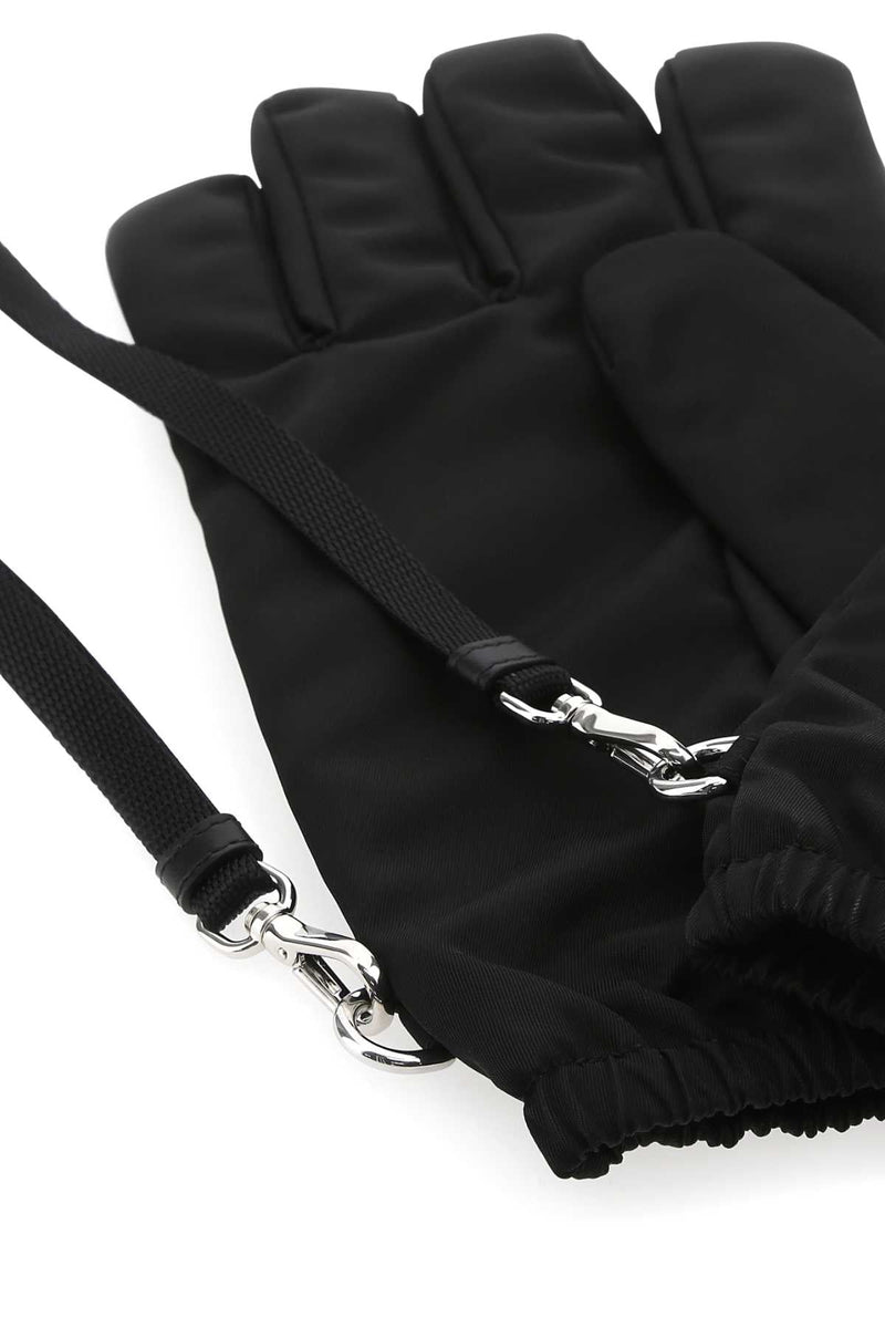 Prada Re-Nylon Gloves — Black