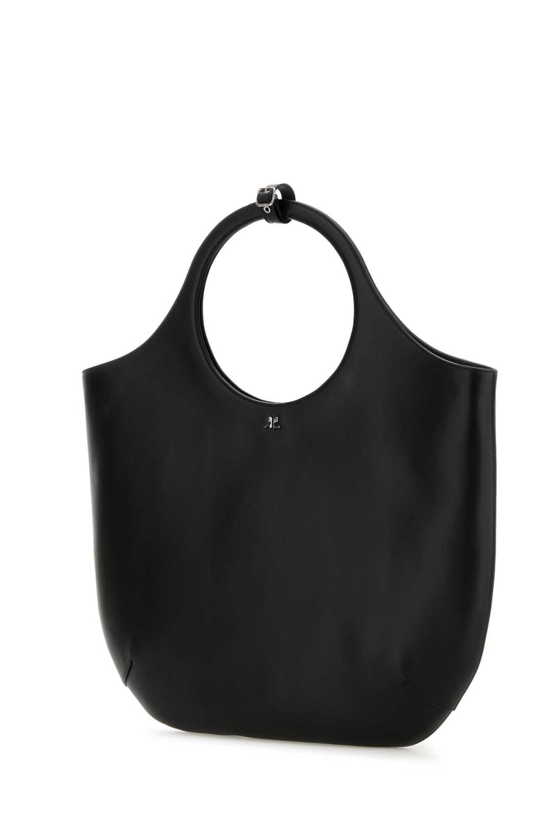 Courrèges Holy Top Handle Bag — Black