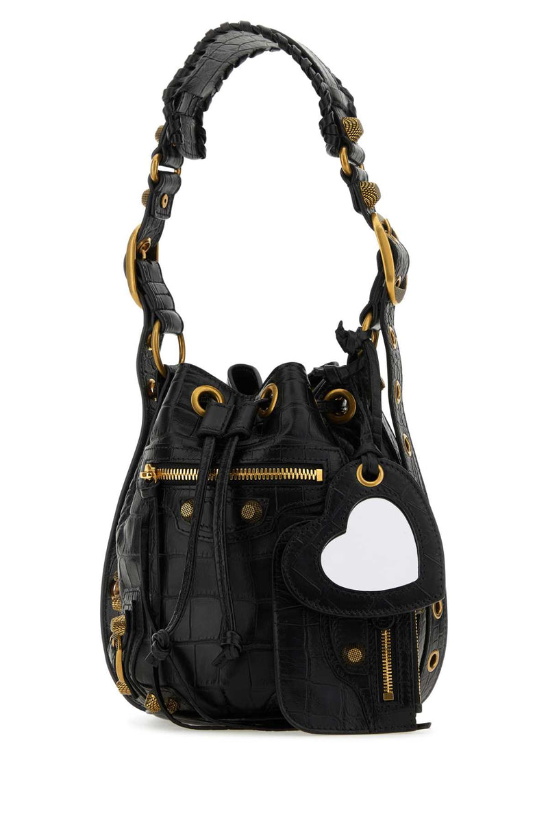 Balenciaga Le Cagole Bucket Bag — Black