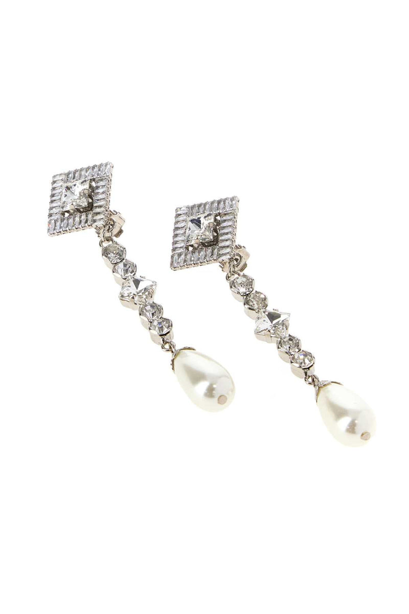 Alessandra Rich Earring Earrings — Silver