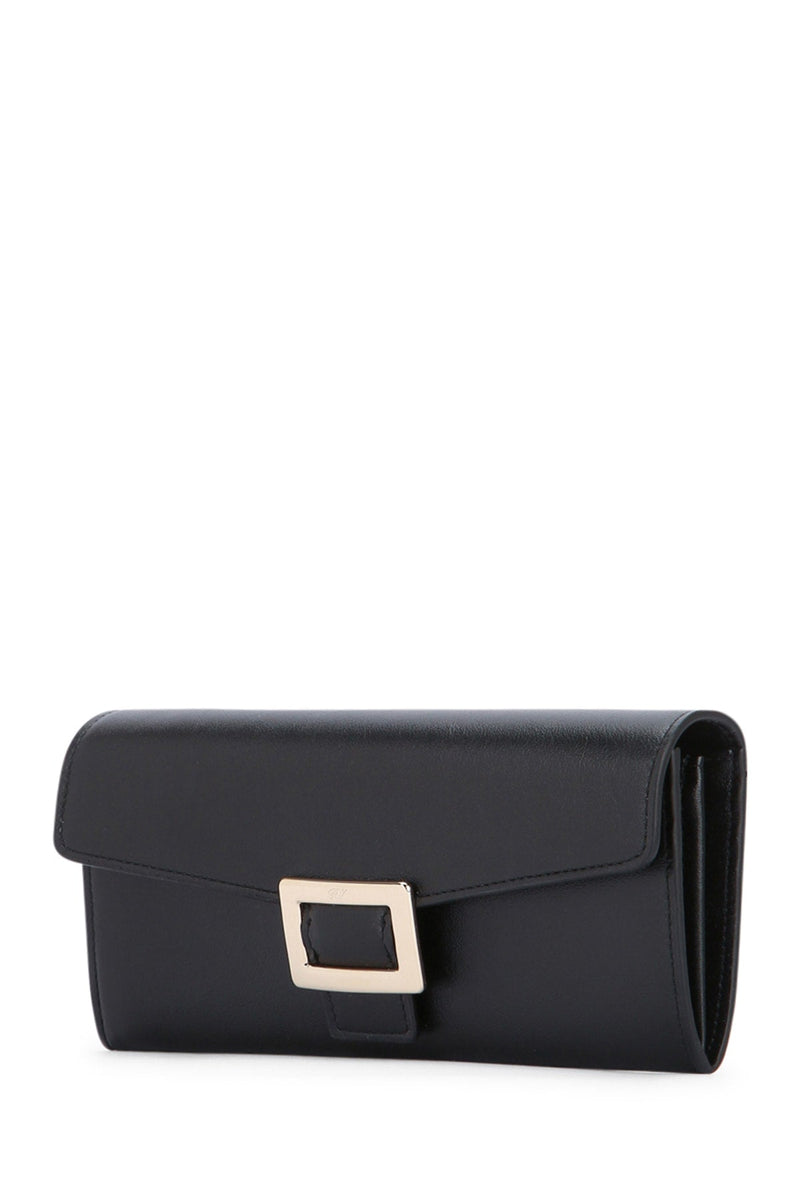 Roger Vivier Wallet — Black Leather