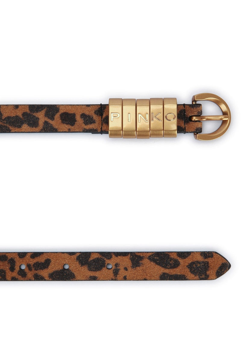 Pinko Saddle Belt — Brown