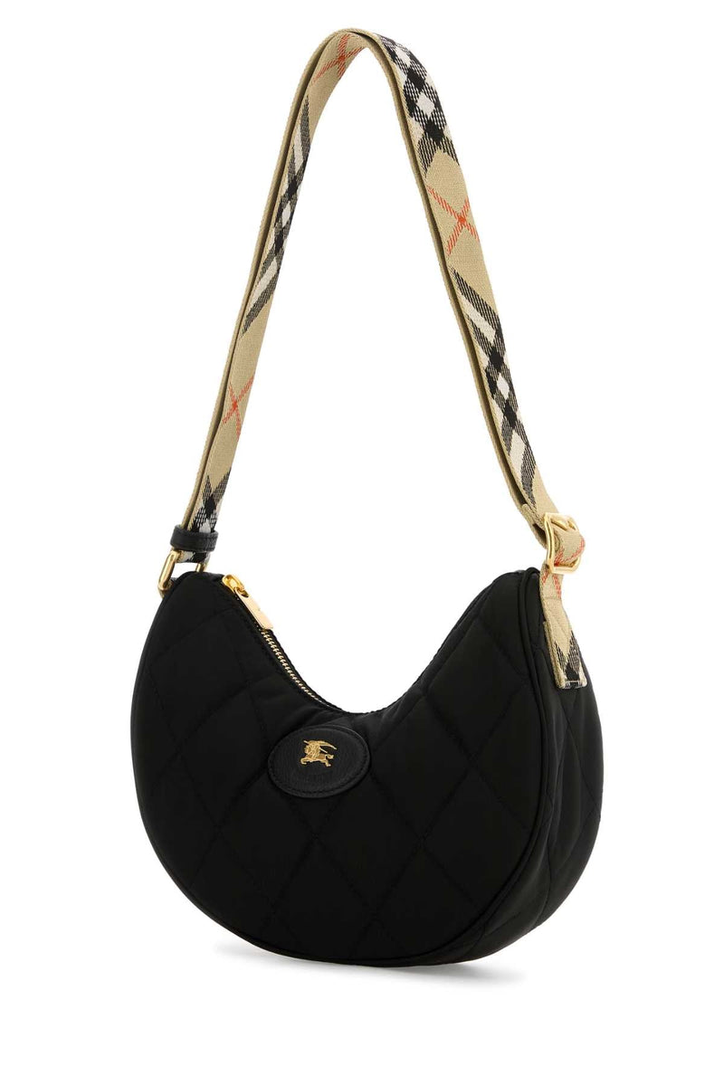 Burberry Horseshoe Crossbody Bag — Black