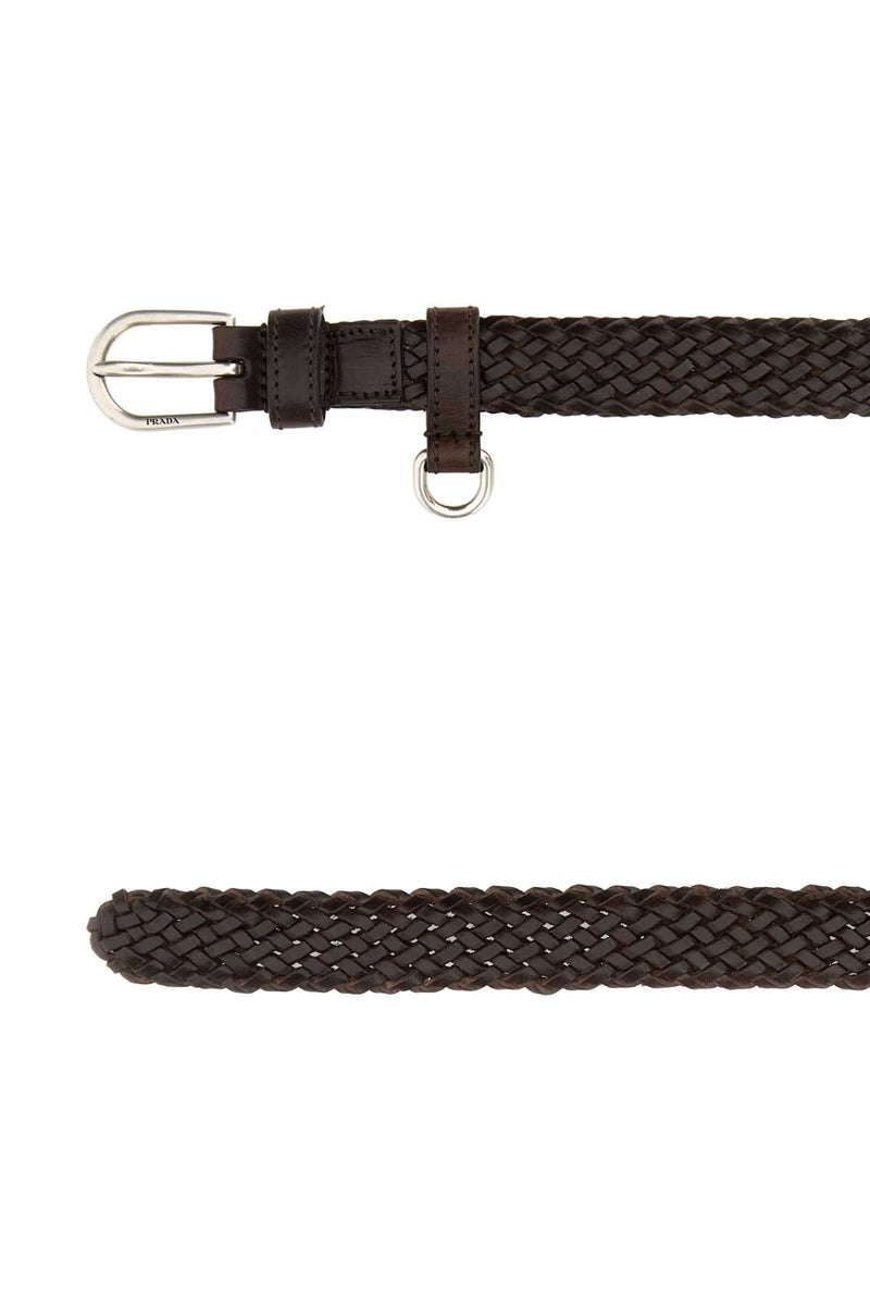 Prada Belt — Brown Vitello