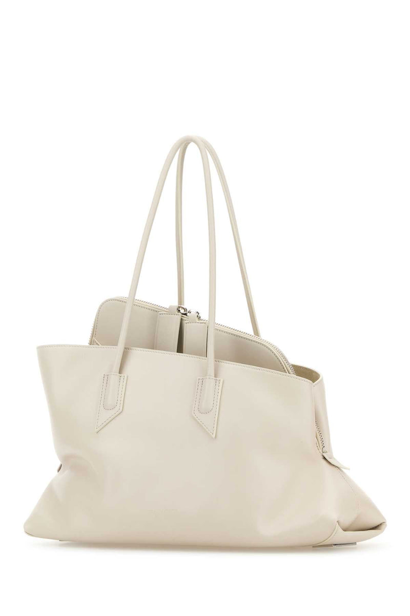 The Attico La Passeggiata Medium Shoulder Bag — Ivory