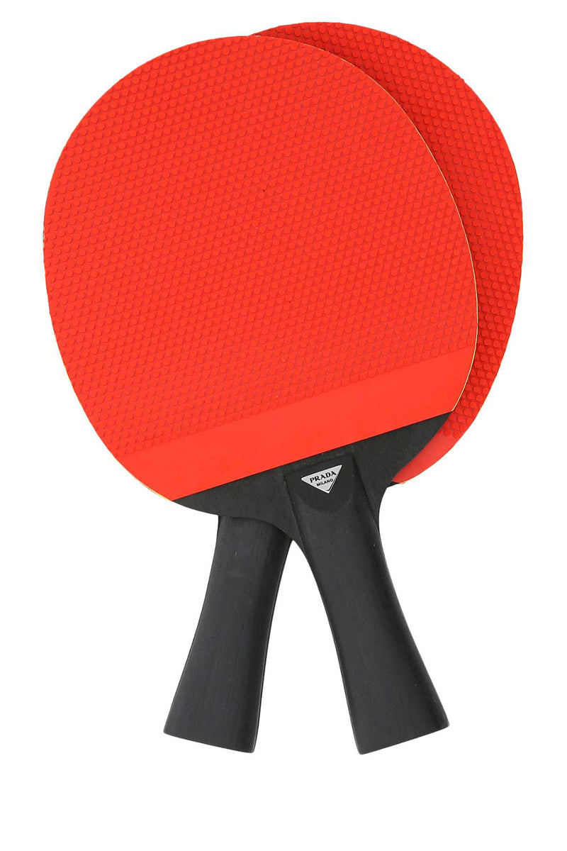 Prada Extra-Oggettistica Ping Pong Paddle Case — Red Exterior: Re-nylon Bag