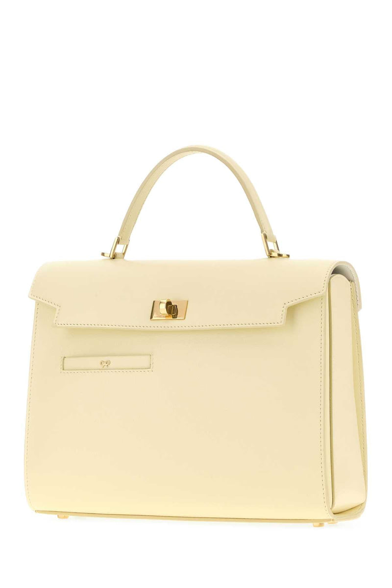 Anya Hindmarch Mortimer Top Handle Bag — Yellow