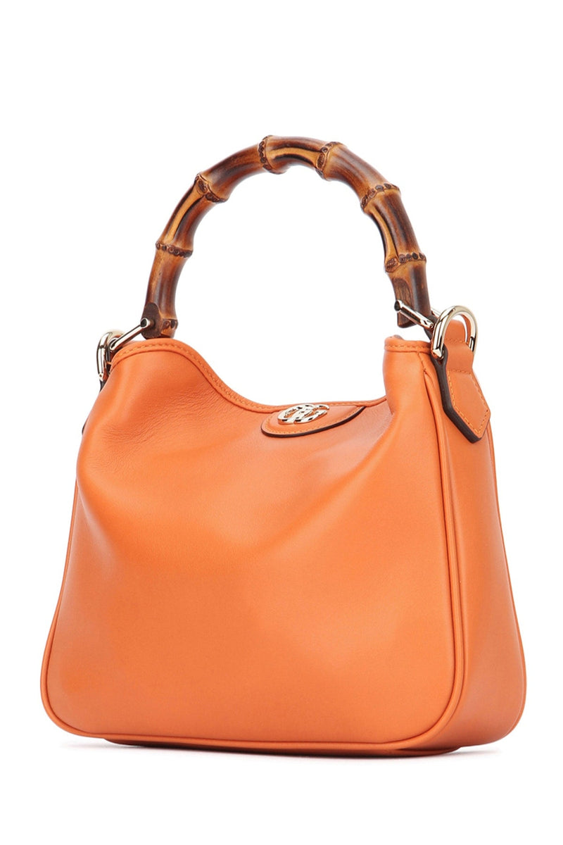 Gucci With Shoulder Bag — Orange Calf Skin