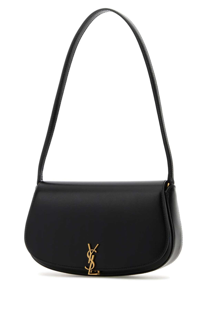 Saint Laurent Le 5 À 7 Demi Lune Shoulder Bag — Black