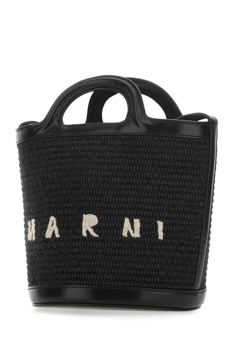 Marni Tropicalia Bucket Bag — Black