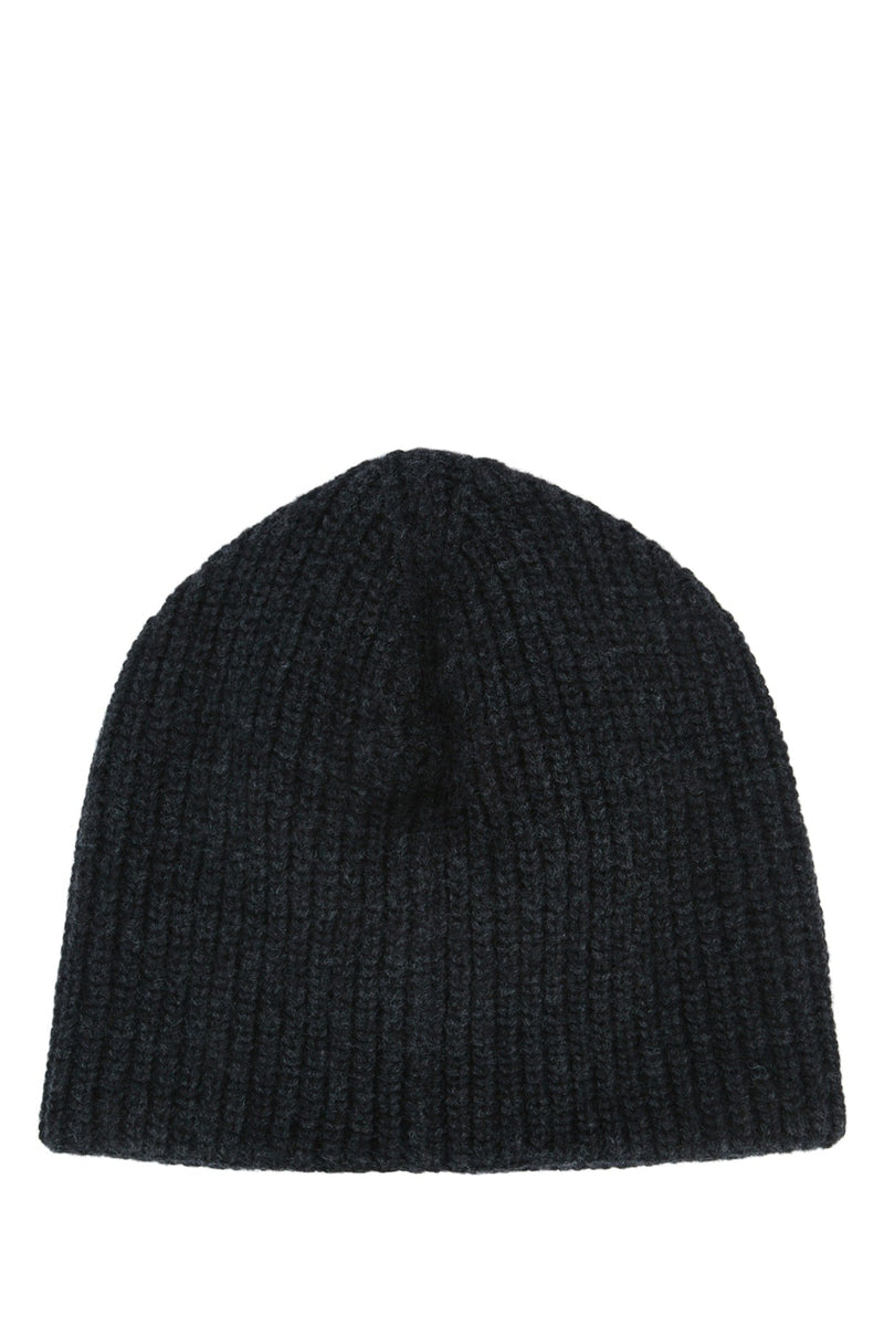 Jacquemus Le Beanie — Black Cashmere Wool Winter Hats