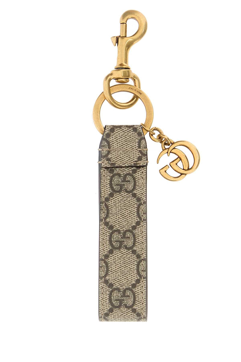 Gucci Chain Key Case — Beige Brass Keychains