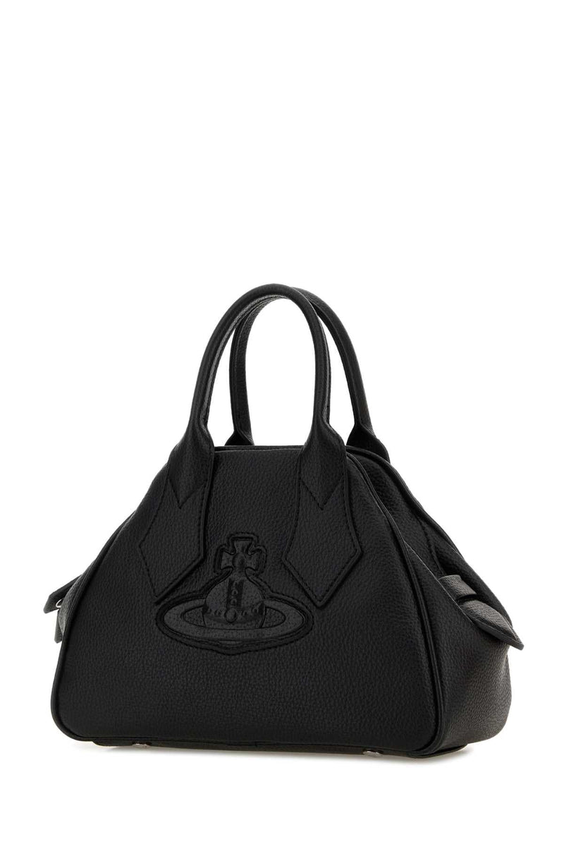 Vivienne Westwood Yasmine Small Top Handle Bag — Black
