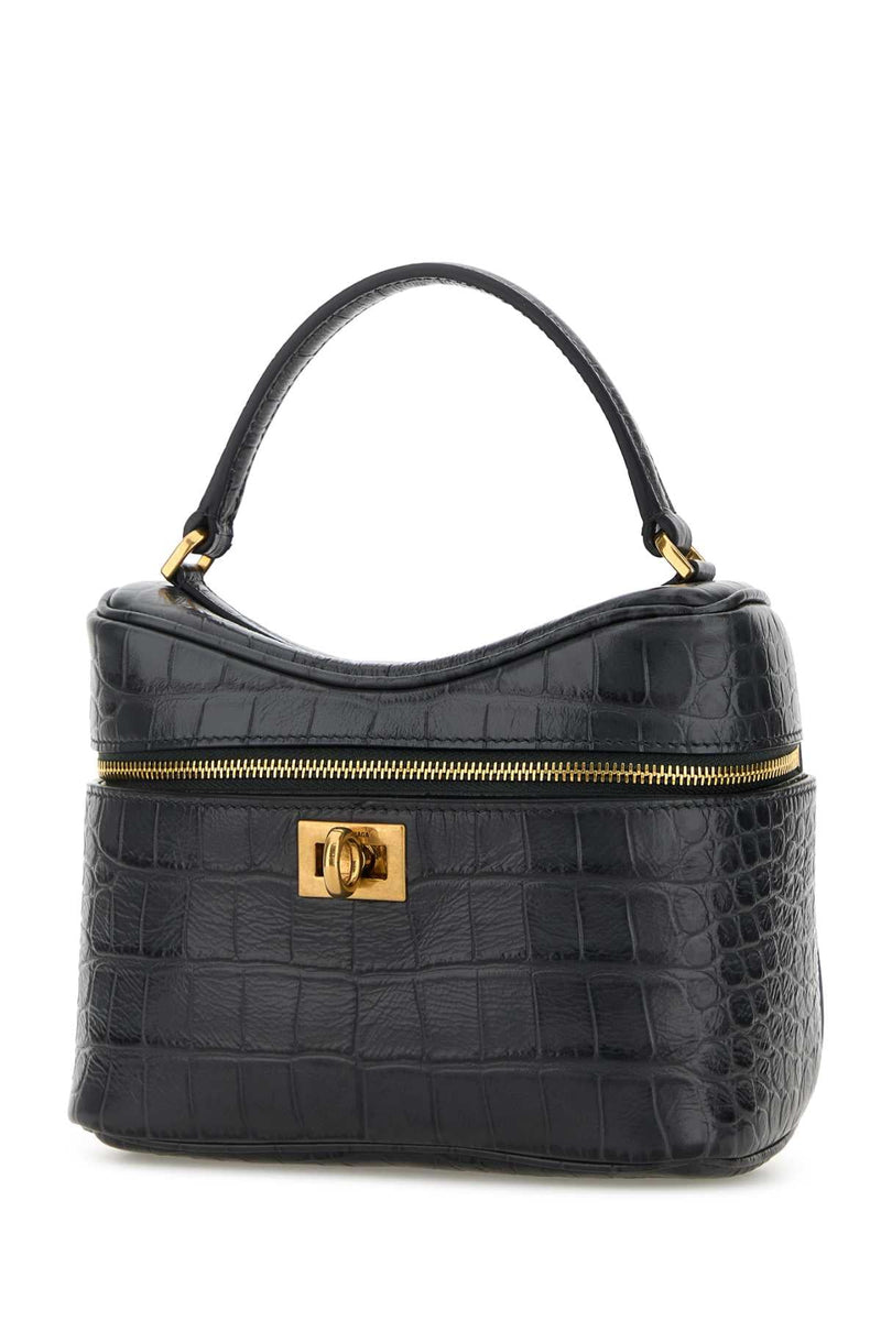 Balenciaga Rodeo Vanity Shoulder Bag — Black