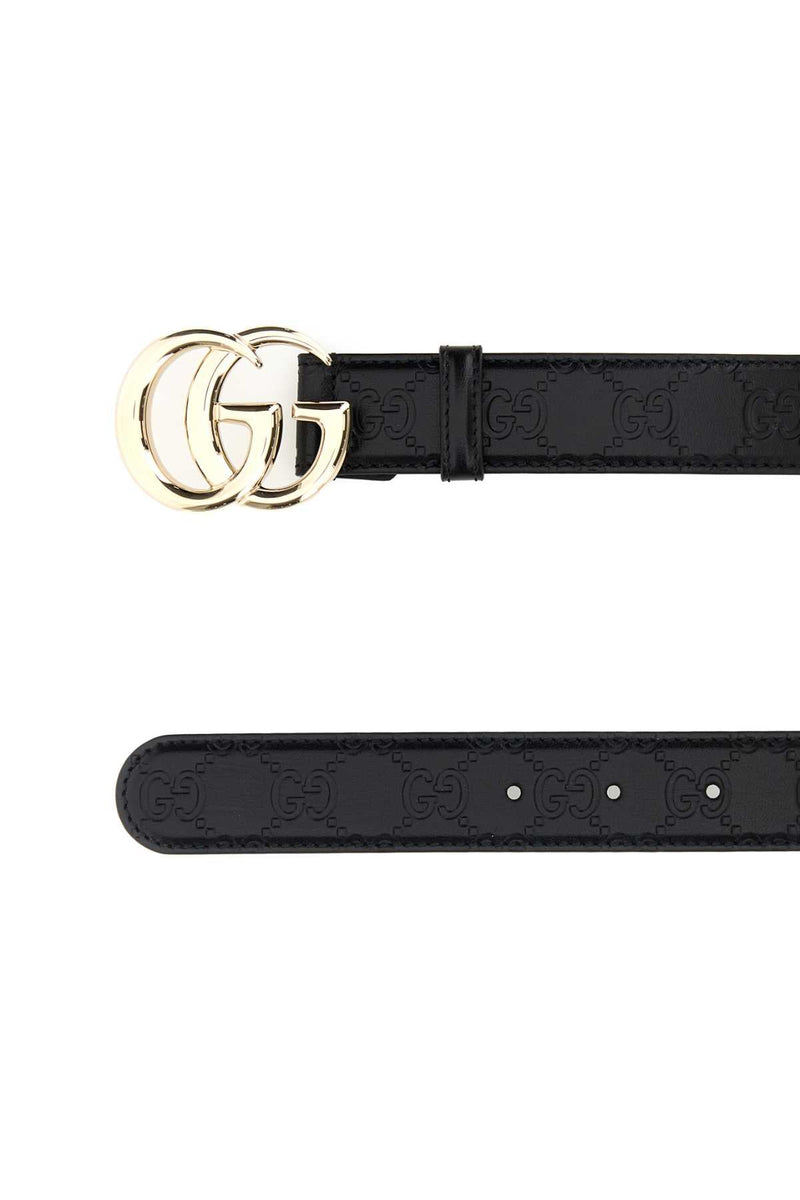 Gucci Belt — Black Calf Skin