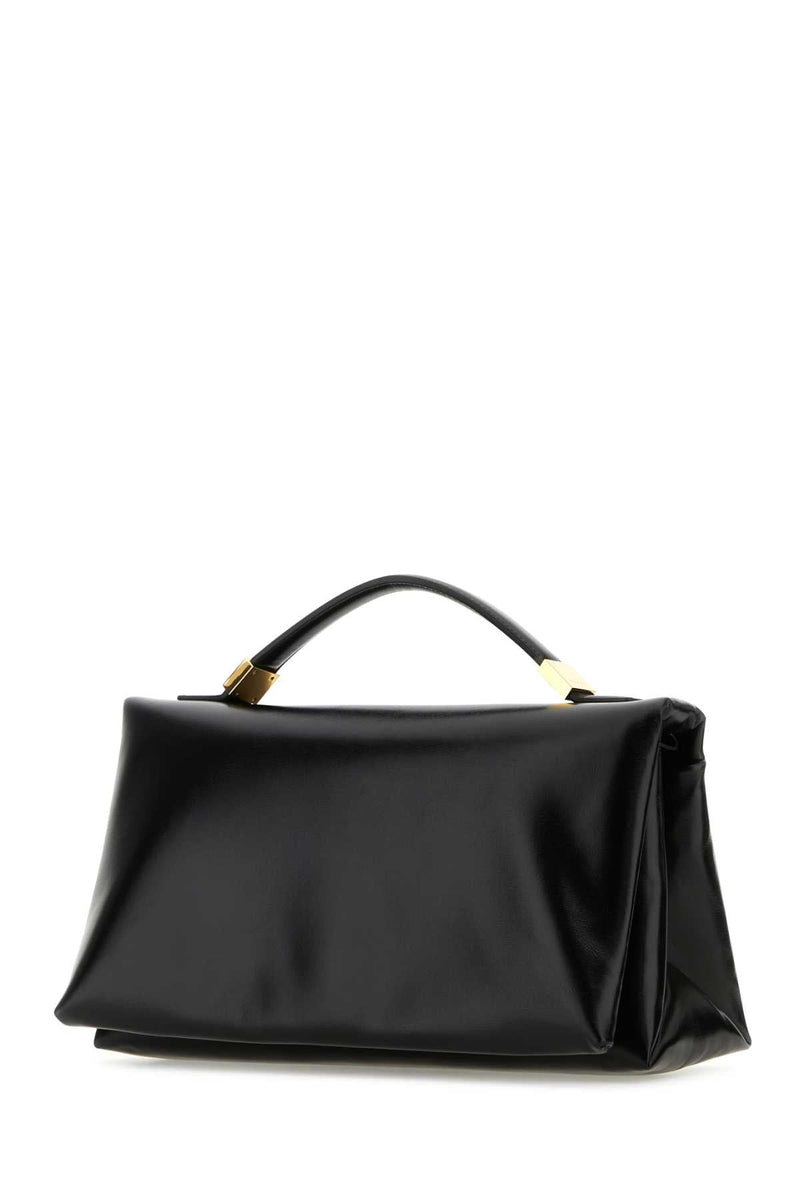 Marni Prisma Top Handle Bag — Black