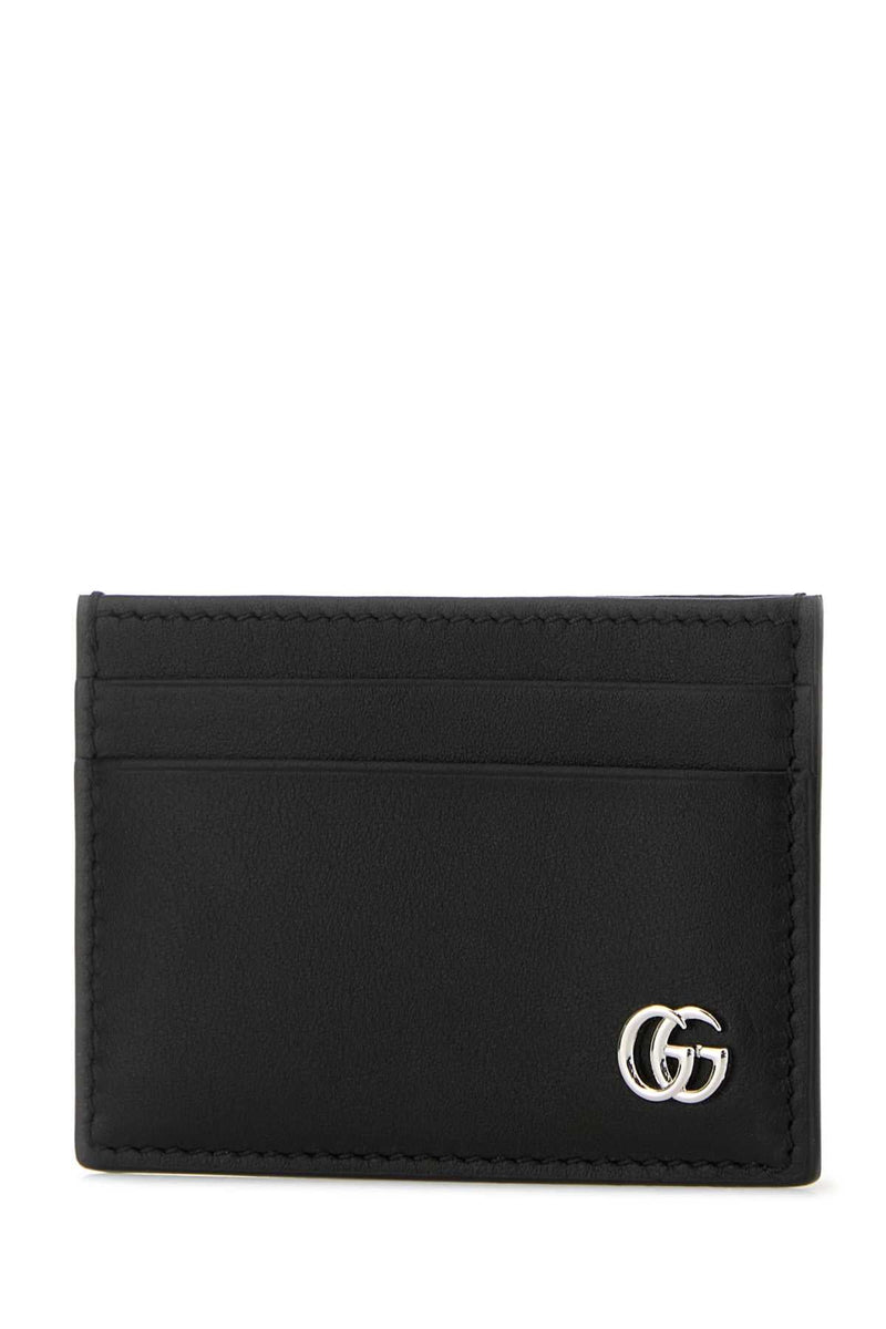 Gucci Dahir Card Case — Black Calf Skin Cases