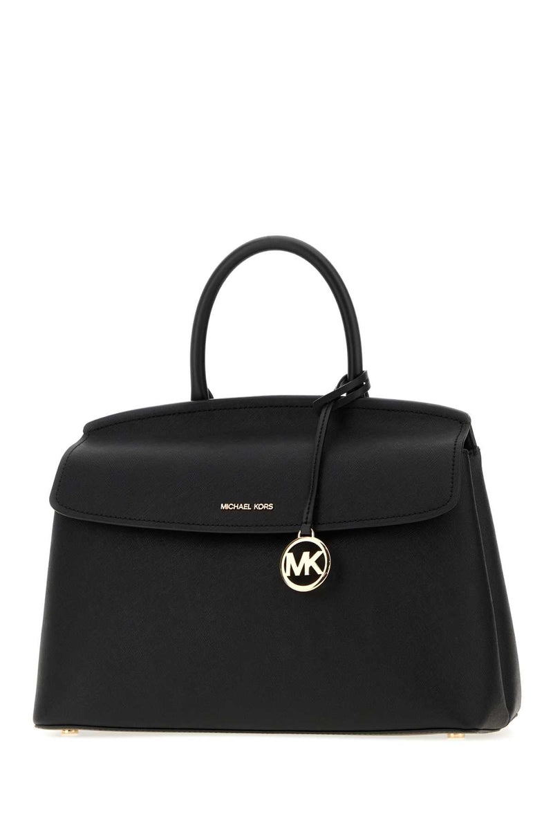 Michael By Kors Satchel Top Handle Bag — Black