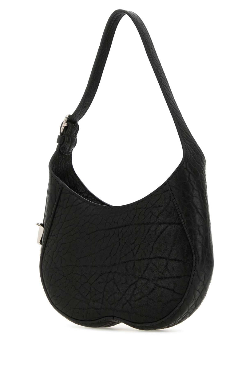 Burberry Quilted Calf Leather Shoulder Bag — Black