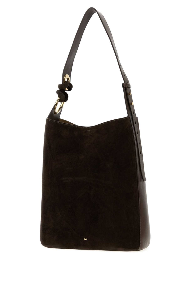 Anya Hindmarch Ringo Bucket Bag — Brown