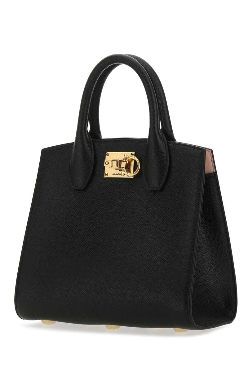 Ferragamo Top Handle Bag — Black
