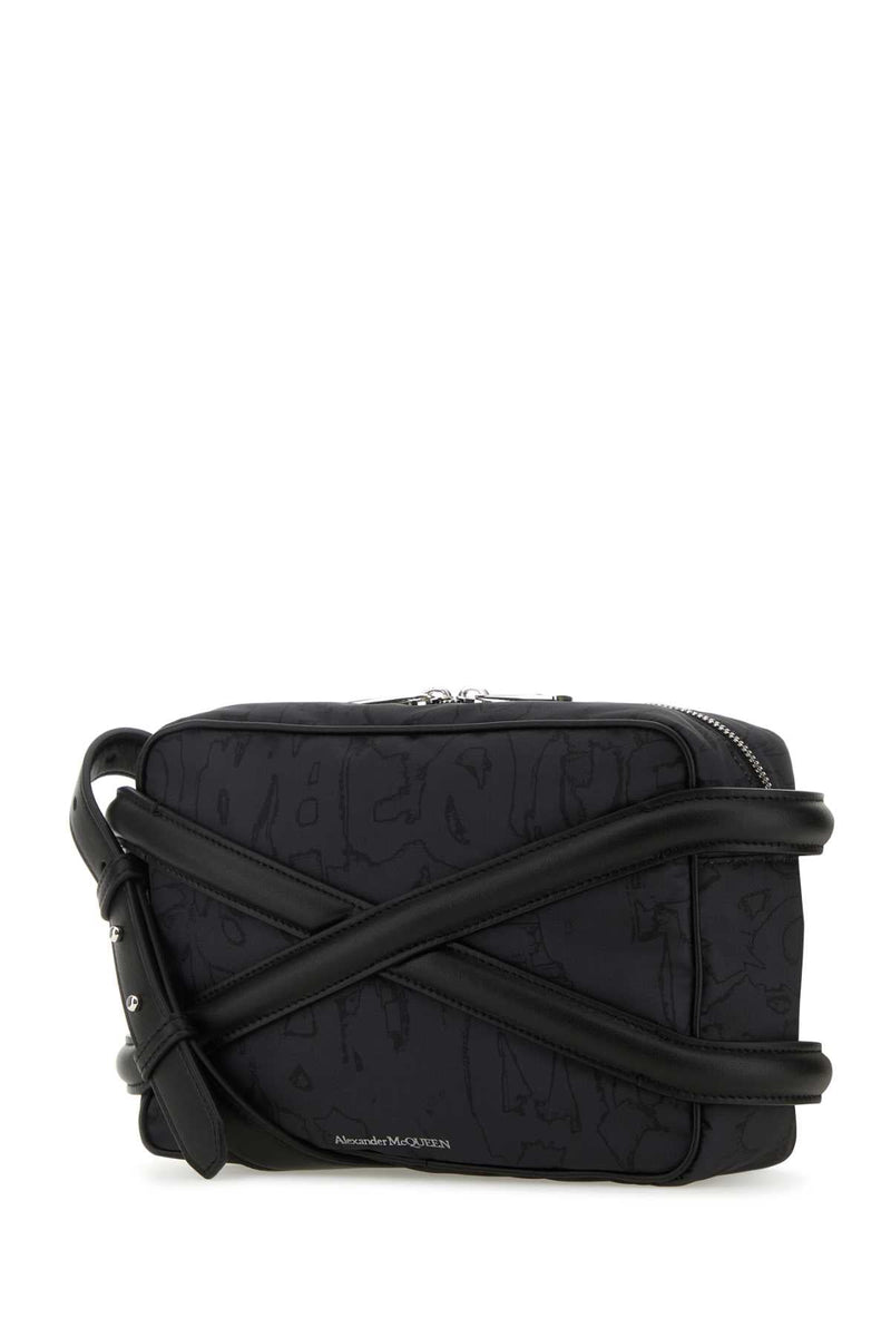 Alexander Mcqueen Beauty Case Crossbody Bag — Black