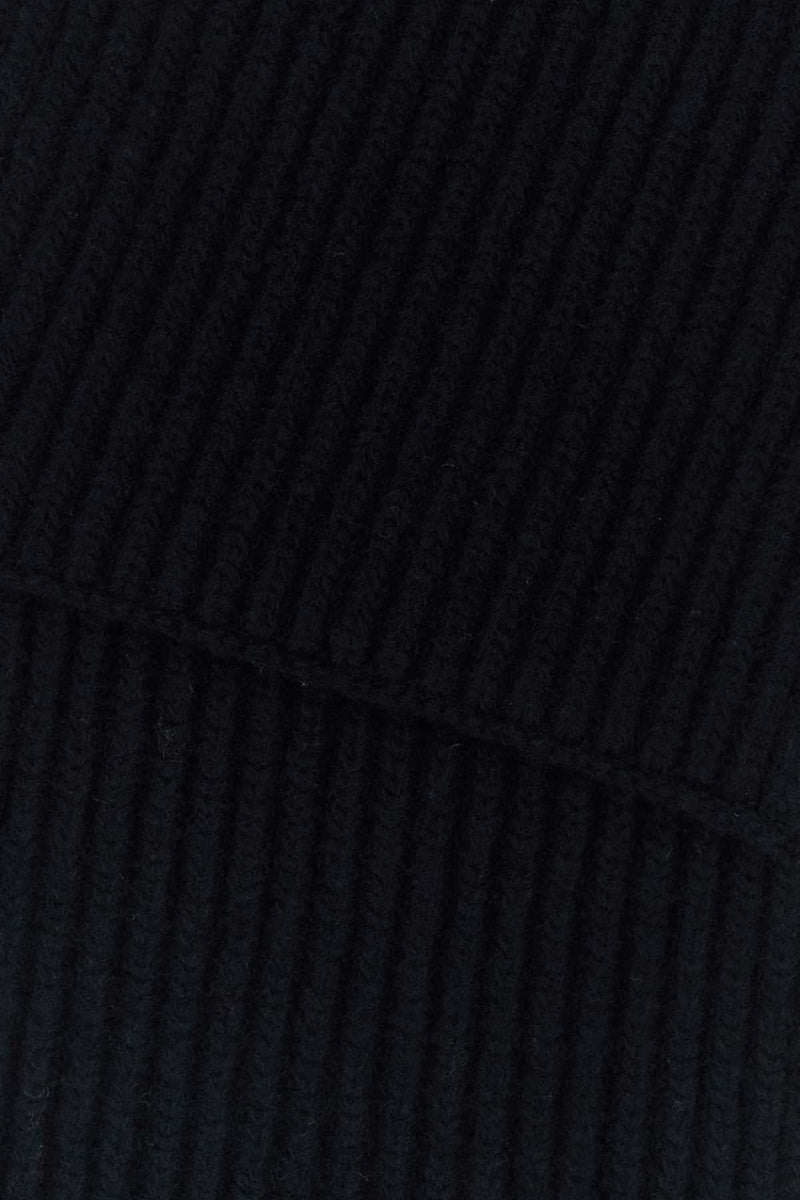 Maison Margiela Virgin Wool Scarf — Navy Exterior: Scarfs