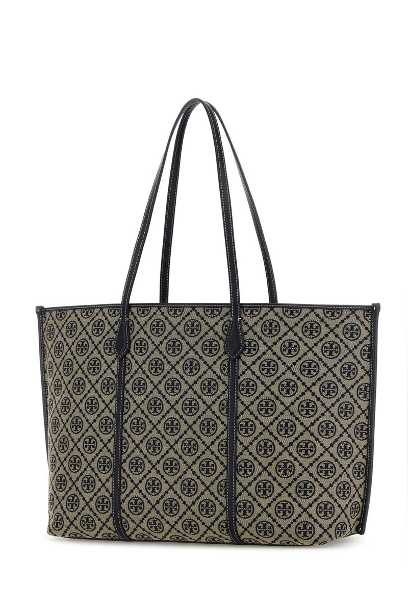 Tory Burch Tote Bag — Beige Main Body : Cotton