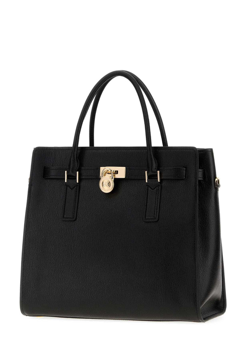 Michael By Kors Satchel Top Handle Bag — Black